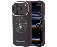 Dėklas Karl Lagerfeld Point Choupette Sketch MagSafe case for iPhone 18 Pro / 17 Pro burgundy