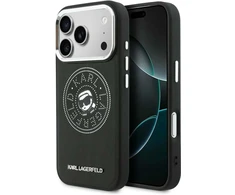 Dėklas Karl Lagerfeld Point &amp; Karl Sketch MagSafe Case for iPhone 17 Pro - Juodas
