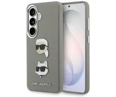 Dėklas Galaxy S26 Saffiano sidabrinis Karl Lagerfeld
