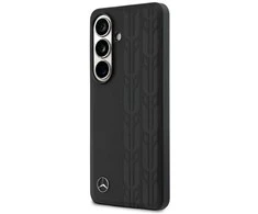 „Mercedes“ lauro lapų skonio „MagSafe“ dėklas, skirtas „Samsung Galaxy S26“, juodas