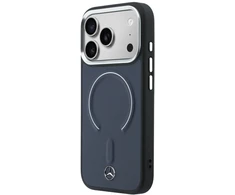 Mercedes-Benz Leather 3D MagSafe dėklas iPhone 17 Pro telefonui