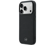 Mercedes-Benz dėklas iPhone 17 Pro su MagSafe, juodas