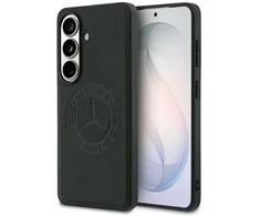 Mercedes vintažinis „MagSafe“ dėklas, skirtas „Samsung Galaxy S26“, juodas