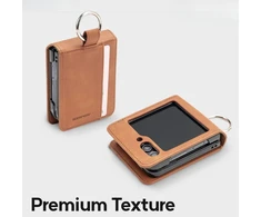Dėklas Mercury Basic Diary do Samsung Galaxy Z Flip8 ruda