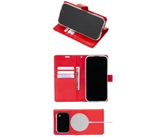 Mercury BlueMoon Diary MagSafe Dėklas skirtas iPhone 17 Pro / 18 Pro Raudona