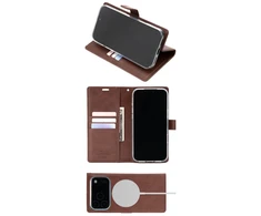 Mercury BlueMoon Diary MagSafe Dėklas skirtas iPhone 17 Pro Max / 18 Pro Max Brown
