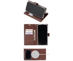 Mercury BlueMoon Diary MagSafe Dėklas skirtas iPhone 17 Pro / 18 Pro Brown