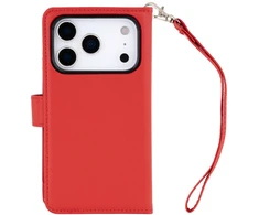 Dėklas Mercury Essential Diary do iPhone 17 Pro / 18 Pro raudona