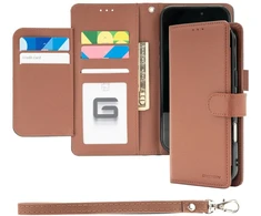 Dėklas Mercury Essential Diary do iPhone 17 Pro Max / 18 Pro Max ruda