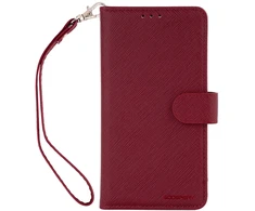 Dėklas Mercury Essential Diary do iPhone 17 Pro / 18 Pro bordinė/wine