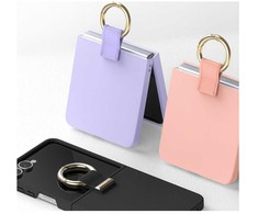 Mercury Gold Ring dėklas skirtas Samsung Galaxy Z Flip7 Lilac