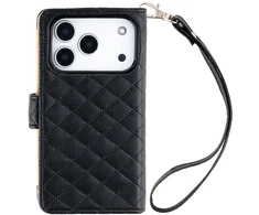 Dėklas Mercury Luxe Diary do iPhone 17 Pro / 18 Pro juoda