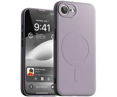 Dėklas Case Mercury Semi-Silicone MagSafe Apple iPhone 16E levandų spalvos