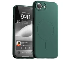 Dėklas Case Mercury Semi-Silicone MagSafe Apple iPhone 16E žalios spalvos