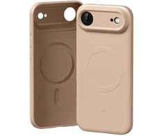Mercury Semi-Silicone MagSafe dėklas skirtas Apple iPhone 17 Air rožinės spalvos Sand