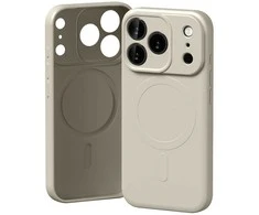 Mercury Semi-Silicone MagSafe dėklas skirtas Apple iPhone 17 Pro Stone