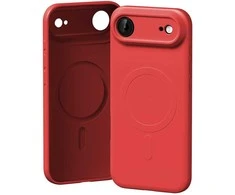 Mercury Semi-Silicone MagSafe dėklas skirtas Apple iPhone 17 Air raudonos spalvos