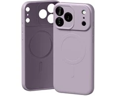 Mercury Semi-Silicone MagSafe dėklas skirtas Apple iPhone 17 Pro Max levandų spalvos