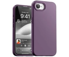 Dėklas Mercury Silicone skirta Apple iPhone 16e violetinės spalvos