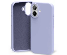 „Mercury“ silikoninis dėklas „Apple iPhone 17“ levandų pilkas