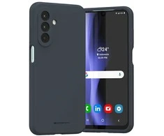 Dėklas Mercury Silicone Samsung A26 mėlynos spalvos/navy
