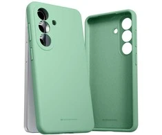 Silikoninis dėklas Mercury, skirtas „Samsung Galaxy S26“, žalias