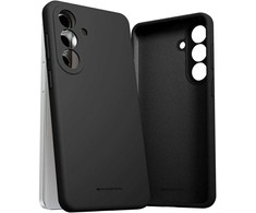 Mercury Silikoninis dėklas, skirtas „Samsung Galaxy S26+“, juodas