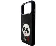 Dėklas NIMMY case BIG EYED GIANT PANDA for IPHONE 18 Pro/17 Pro juodas