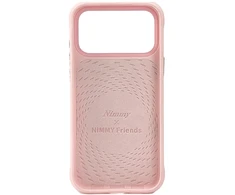 Dėklas NIMMY case BIG EYED LYING RAGDOLL CAT compatible with MagSafe for IPHONE 18 Pro Max/17 Pro Max pink