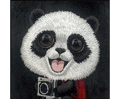 Dėklas NIMMY case BIG EYED PET 2.0 Panda for IPHONE 17 juodas