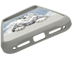 Dėklas NIMMY case GENTLE PETS SERIES DOG compatible with MagSafe for IPHONE 18 Pro/17 Pro pilkas