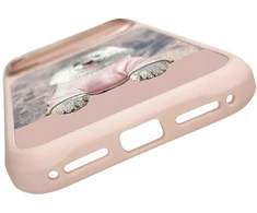 Dėklas NIMMY case GENTLE PETS SERIES DOG compatible with MagSafe for IPHONE 18 Pro Max/17 Pro Max rožinė