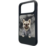 Dėklas NIMMY case GENTLE PETS SERIES DOG compatible with MagSafe for IPHONE 18 Pro/17 Pro juodas