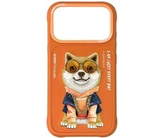 Dėklas Nimmy Glasses Cool Dog iPhone 17 Pro Case - Oranžinis