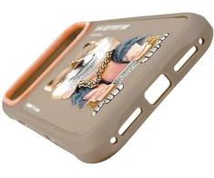 Dėklas NIMMY case GLASSES COOL DOG for IPHONE 18 Pro/17 Pro beige