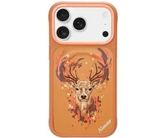 Nimmy Jeleń MagSafe dėklas iPhone 17 Pro - oranžinis