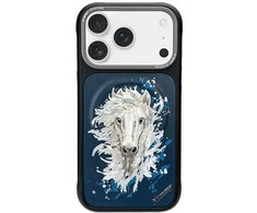 „MagSafe“ dėklas „Nimmy the Horse“, skirtas „iPhone 17 Pro Max“ – tamsiai mėlynas Mėlyna