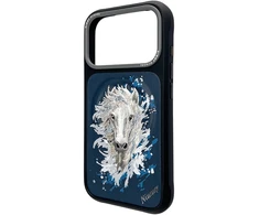 Dėklas NIMMY case HORSE compatible with MagSafe for IPHONE 18 Pro Max/17 Pro Max navy mėlynas
