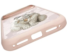 Dėklas NIMMY case LUCKY FASHION CAT compatible with MagSafe for IPHONE 18 Pro Max/17 Pro Max pink
