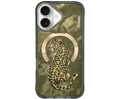 Dėklas Nimmy Magnetic Fantasy Animal MagSafe skirtas Apple iPhone 16 aukso spalvos