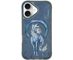 Dėklas Nimmy Magnetic Fantasy Animal MagSafe skirtas Apple iPhone 16 mėlynos spalvos
