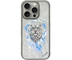 Nimmy Panther MagSafe dėklas skirtas Apple iPhone 16 Pro Max light pilkos spalvos