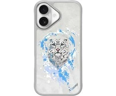 Nimmy Panther MagSafe dėklas skirtas Apple iPhone 16 light pilkos spalvos