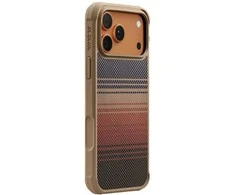 „Pitaka Aramid ProGuard“ dėklas, skirtas „Apple iPhone 17 Pro Max“, saulėlydžio spalvos