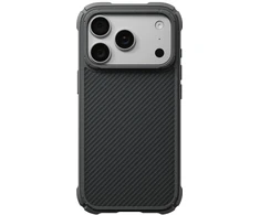 Dėklas PITAKA Cairn Case, skirtas iPhone 18 Pro / 17 Pro, juodas pilkas