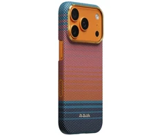 Dėklas PITAKA Edge dėklas California Dream 04 skirtas Apple iPhone 17 Pro sunset