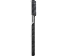 Dėklas Burga Pitaka Edge Case, Juodas/Pilkas Twill – iPhone 18/17 Pro Max