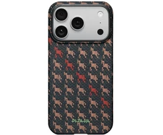 Dėklas PITAKA Edge Case Happiness Rides In do iPhone 17 Pro Max ebon kylin