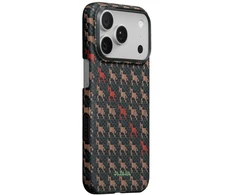 Dėklas PITAKA Edge Case Happiness Rides In do iPhone 17 Pro Max ebon kylin