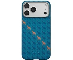 „PITAKA Happiness Rides Edge“ dėklas „MagSafe“, skirtas „iPhone 17 Pro Max“, indigo spalvos